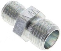 Złączka hydrauliczna prosta, redukcyjna, 6 LL (M10x1)-4 LL (M8x1), stal ocynkowana
