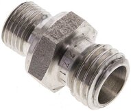 Złączka hydrauliczna prosta, gwint G 1/8"-6 L (M12x1,5), stal nierdzewna