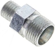 Złączka hydrauliczna prosta, redukcyjna, 8 LL (M12x1)-4 LL (M8x1), stal ocynkowana