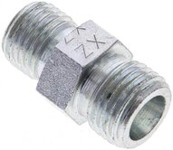 Złączka hydrauliczna prosta, redukcyjna, 8 S (M16x1,5)-6 S (M14x1,5), stal ocynkowana