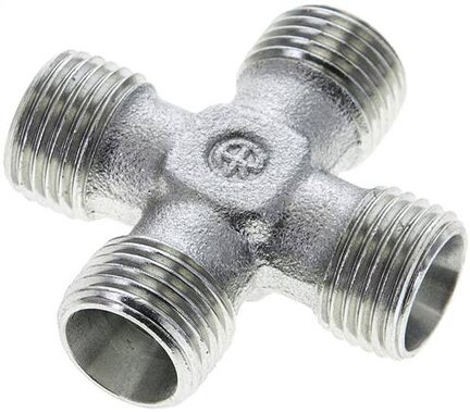 Czwórnik hydrauliczny, gwintowany, 10 L (M16x1,5), stal ocynkowana