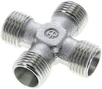 Czwórnik hydrauliczny, gwintowany, 10 L (M16x1,5), stal ocynkowana