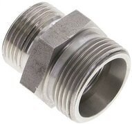 Złączka hydrauliczna prosta, redukcyjna, 18 L (M26x1,5)-15 L (M22x1,5), stal nierdzewna