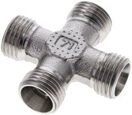 Czwórnik hydrauliczny, gwintowany, 10 L (M16x1,5), stal nierdzewna