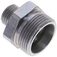 Złączka hydrauliczna prosta, redukcyjna, 18 L (M26x1,5)-8 L (M14x1,5), stal ocynkowana