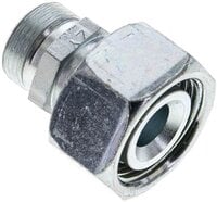 Złączka prosta hydrauliczna, redukcyjna, 22 L-15 L (M22x1,5), stal ocynkowana