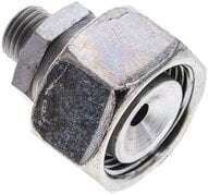 Złączka prosta hydrauliczna, redukcyjna, 22 L-8 L (M14x1,5), stal ocynkowana