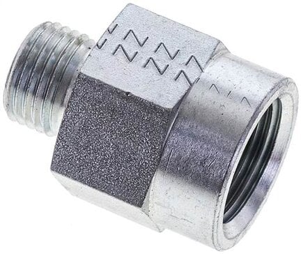 Złączka hydrauliczna do manometru G 1/2"-8 S (M16x1,5), stal ocynkowana