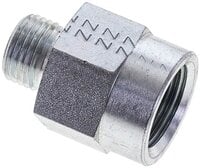 Złączka hydrauliczna do manometru G 1/2"-8 S (M16x1,5), stal ocynkowana