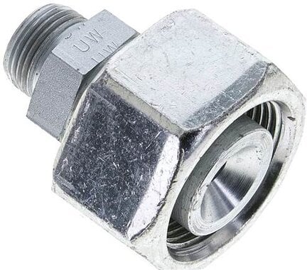 Złączka prosta hydrauliczna, redukcyjna, 25 S-12 S (M20x1,5), stal ocynkowana