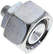 Złączka prosta hydrauliczna, redukcyjna, 25 S-6 S (M14x1,5), uszczelnienie stożkowe, stal ocynkowana