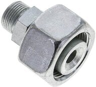 Złączka prosta hydrauliczna, redukcyjna, 25 S-14 S (M22x1,5), stal ocynkowana