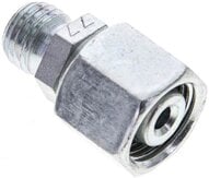 Złączka prosta hydrauliczna, redukcyjna, 10 L-6 L (M12x1,5), uszczelnienie stożkowe, stal ocynkowana