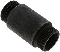 Złączka hydrauliczna prosta, grodziowa, do wspawania, gwint 30 S (M42x2), stal fosforanowa