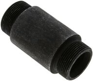 Złączka hydrauliczna prosta, grodziowa, do wspawania, gwint 30 S (M42x2), stal fosforanowa