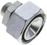Złączka prosta hydrauliczna, redukcyjna, 35 L-15 L (M22x1,5), stal ocynkowana