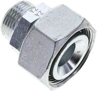 Złączka prosta hydrauliczna, redukcyjna, 35 L-22 L (M30x2), stal ocynkowana