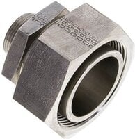 Złączka prosta hydrauliczna, redukcyjna, 42 L-18 L (M26x1,5), stal nierdzewna