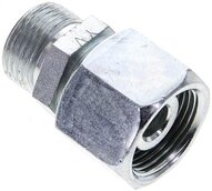 Złączka prosta hydrauliczna, redukcyjna, 14 S-12 S (M20x1,5), uszczelnienie stożkowe, stal ocynkowana