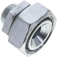 Złączka prosta hydrauliczna, redukcyjna, 42 L-22 L (M30x2), stal ocynkowana