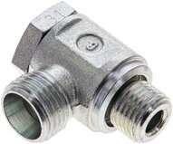 Złączka hydrauliczna kątowa Banjo, nastawna, G 1/4" 10 L (M16x1,5), stal ocynkowana