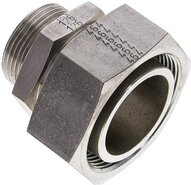 Złączka prosta hydrauliczna, redukcyjna, 42 L-28 L (M36x2), stal nierdzewna