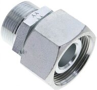 Złączka prosta hydrauliczna, redukcyjna, 30 S-25 S (M36x2), uszczelnienie stożkowe, stal ocynkowana