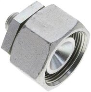 Złączka prosta hydrauliczna, redukcyjna, 30 S-8 S (M16x1,5), uszczelnienie stożkowe, stal ocynkowana