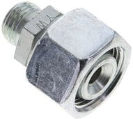 Złączka prosta hydrauliczna, redukcyjna, 15 L-8 L (M14x1,5), uszczelnienie stożkowe, stal ocynkowana