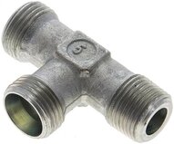 Trójnik hydrauliczny LE, gwinty R 3/8"-12 L (M18x1,5), stal ocynkowana