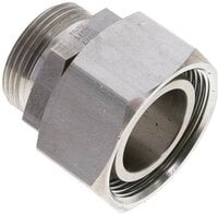 Złączka prosta hydrauliczna, redukcyjna, 35 L-28 L (M36x2), uszczelnienie stożkowe, stal nierdzewna