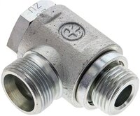 Złączka hydrauliczna kątowa Banjo, nastawna, G 1/2" 16 S (M24x1,5), stal ocynkowana