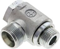 Złączka hydrauliczna kątowa Banjo, nastawna, G 1/2" 16 S (M24x1,5), stal ocynkowana