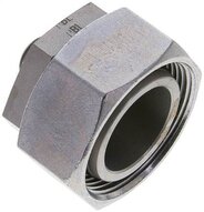Złączka prosta hydrauliczna, redukcyjna, 35 L-8 L (M14x1,5), uszczelnienie stożkowe, stal ocynkowana