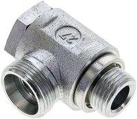 Złączka hydrauliczna kątowa Banjo, nastawna, G 1/2" 18 L (M26x1,5), stal ocynkowana