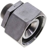 Złączka prosta hydrauliczna, redukcyjna, 38 S-20 S (M30x2), uszczelnienie stożkowe, stal ocynkowana