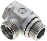 Złączka hydrauliczna kątowa Banjo, nastawna, G 3/4" 22 L (M30x2), stal ocynkowana