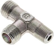 Trójnik hydrauliczny LE, gwinty R 1/8"-6 L (M12x1,5), stal ocynkowana