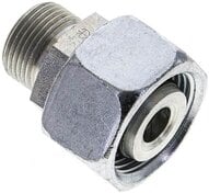 Złączka prosta hydrauliczna, redukcyjna, 20 S-14 S (M22x1,5), uszczelnienie stożkowe, stal ocynkowana