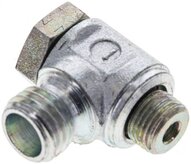 Złączka hydrauliczna kątowa Banjo, nastawna, G 1/8" 6 L (M12x1,5), stal ocynkowana