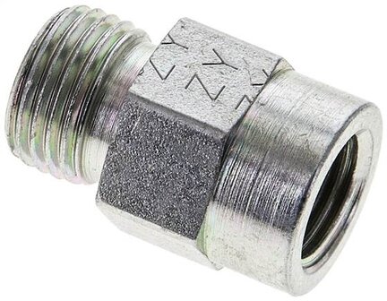 Złączka hydrauliczna do manometru G 1/4"-10 L (M16x1,5), stal ocynkowana