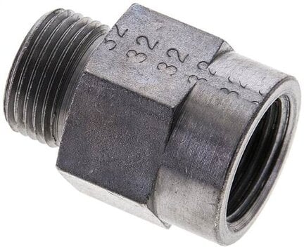 Złączka hydrauliczna do manometru G 1/2"-12 S (M20x1,5), stal ocynkowana