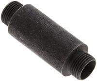 Złączka hydrauliczna prosta, grodziowa, do wspawania, gwint 12 L (M18x1,5), stal fosforanowa