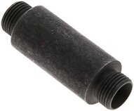 Złączka hydrauliczna prosta, grodziowa, do wspawania, gwint 12 L (M18x1,5), stal fosforanowa
