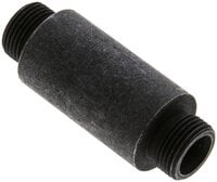 Złączka hydrauliczna prosta, grodziowa, do wspawania, gwint 12 S (M20x1,5), stal fosforanowa