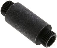 Złączka hydrauliczna prosta, grodziowa, do wspawania, gwint 12 S (M20x1,5), stal fosforanowa