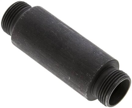 Złączka hydrauliczna prosta, grodziowa, do wspawania, gwint 15 L (M22x1,5), stal fosforanowa