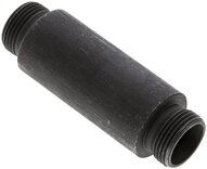Złączka hydrauliczna prosta, grodziowa, do wspawania, gwint 15 L (M22x1,5), stal fosforanowa