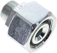 Złączka prosta hydrauliczna, redukcyjna, 25 S-16 S (M24x1,5), uszczelnienie stożkowe, stal ocynkowana