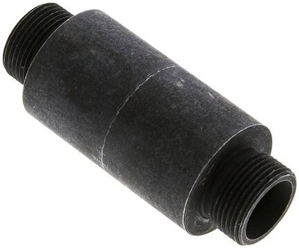 Złączka hydrauliczna prosta, grodziowa, do wspawania, gwint 16 S (M24x1,5), stal fosforanowa